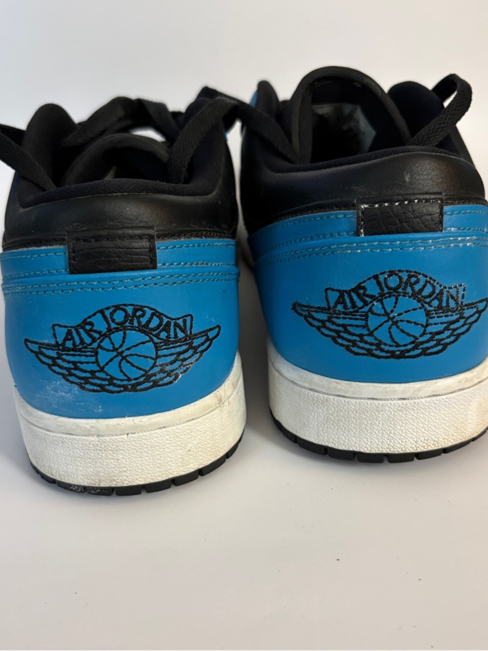 Nike Black & Blue Low-Top Jordan Sneaker - Picture 5 of 9